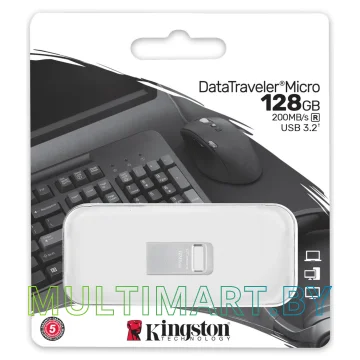 USB Flash Kingston DataTraveler Micro 128GB картинка 3